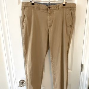 Men’s flat front khakis